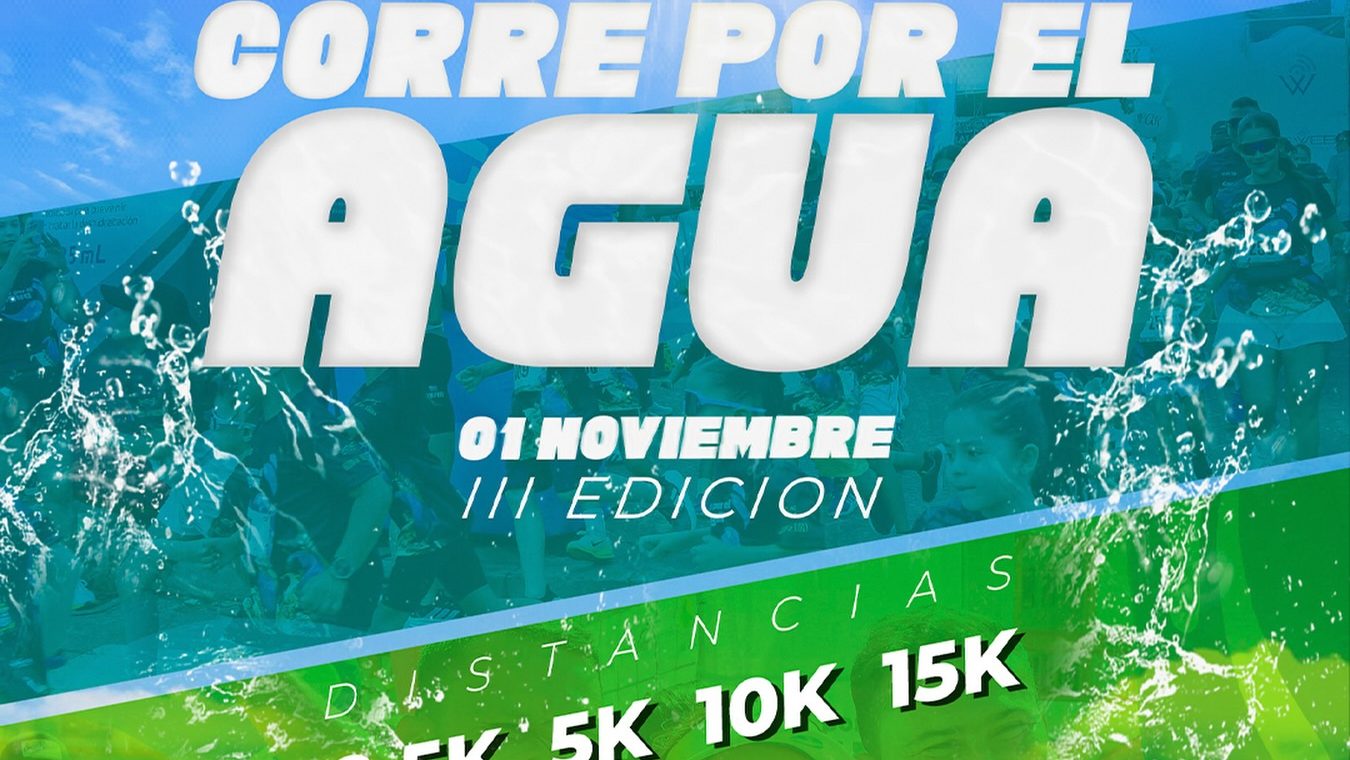 Carrera Corre por el Agua 2026 en San Rafael, Antioquia.